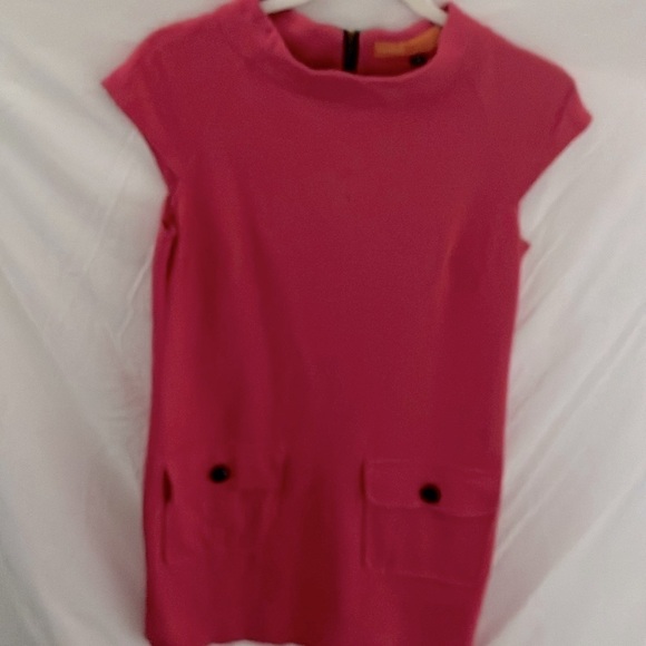 Cynthia Cynthia Steffe- Pink Colored, Front pockets, Stretch, sleeveless Dress-8 - Picture 1 of 9